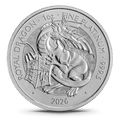 2026 Great Britain Tudor Beasts Royal Dragon platinum coin