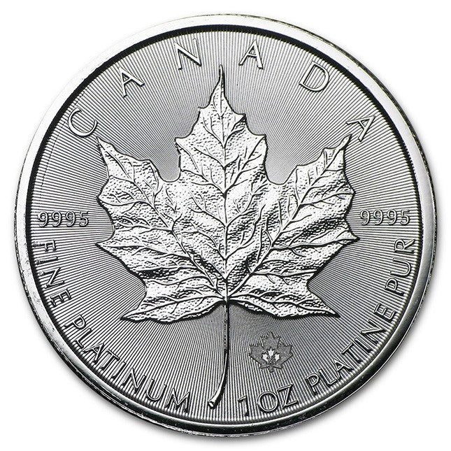 Canada 1 Oz Platinum Maple Leaf dates our choice